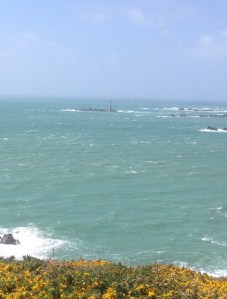 Le Hanois Lighthouse from Pleinmont Point